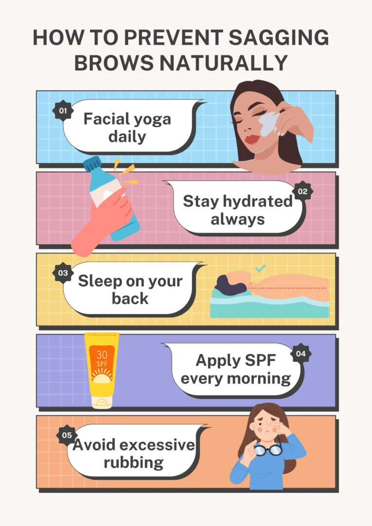How to Prevent Sagging Brows Naturally