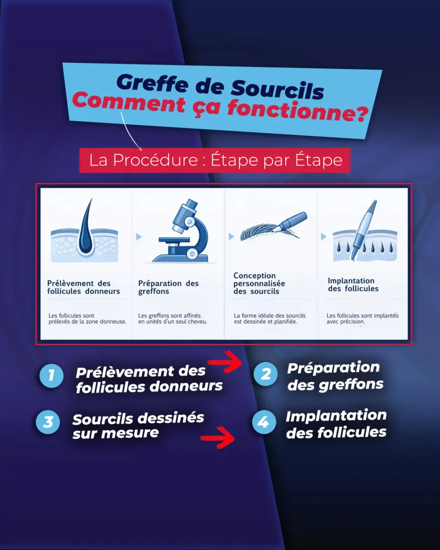 Greffe de poils de sourcils : Guide pratique du Dr Cengizhan Ekizceli