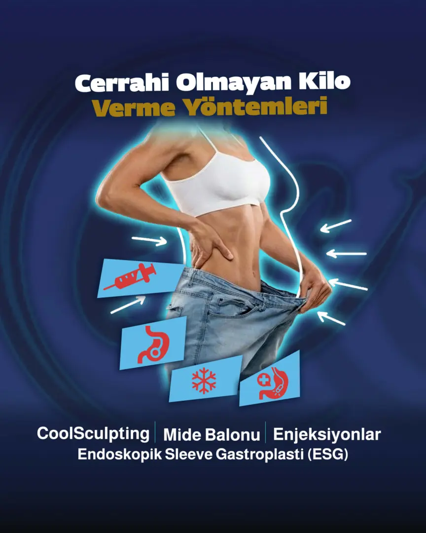 Dr. Cengizhan Ekizceli tarafından hazırlanan cerrahi olmayan kilo verme yöntemleri rehberi