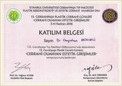13th Cerrapasa Plastic Surgery Days - Non-surgical Aesthetic Procedures - June 3 - 4, 2016
