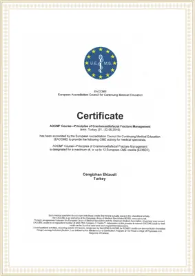 AOCMF Course Craniomaxillofacial Fracture Management (21-22, 05, 2016)
