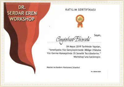 Surgical Facial Rejuvination with a 3-zone, 3-layer Face lift concept - Maslak Acibadem Hospital - May 4, 2019