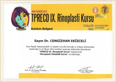 TPRECD 9th Rhinoplasty Course (April 9-10, 2016)